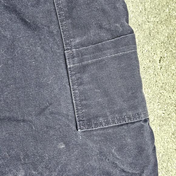 LAPCO Carpenter Jeans Men's‎ 38X Navy Work Pants Heavyweight Denim Outdoors - Picture 11 of 12